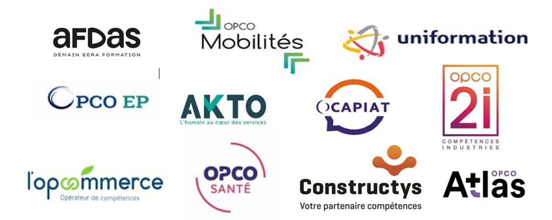 logo de l'ensemble des OPCO